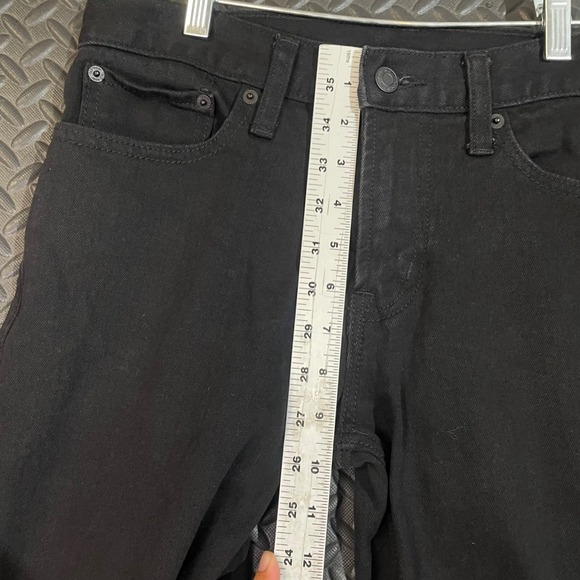 Old Navy Black Jeans Straight‎ Built-In Flex Everyday Comfort Women's Size 28x30 - Picture 6 of 9